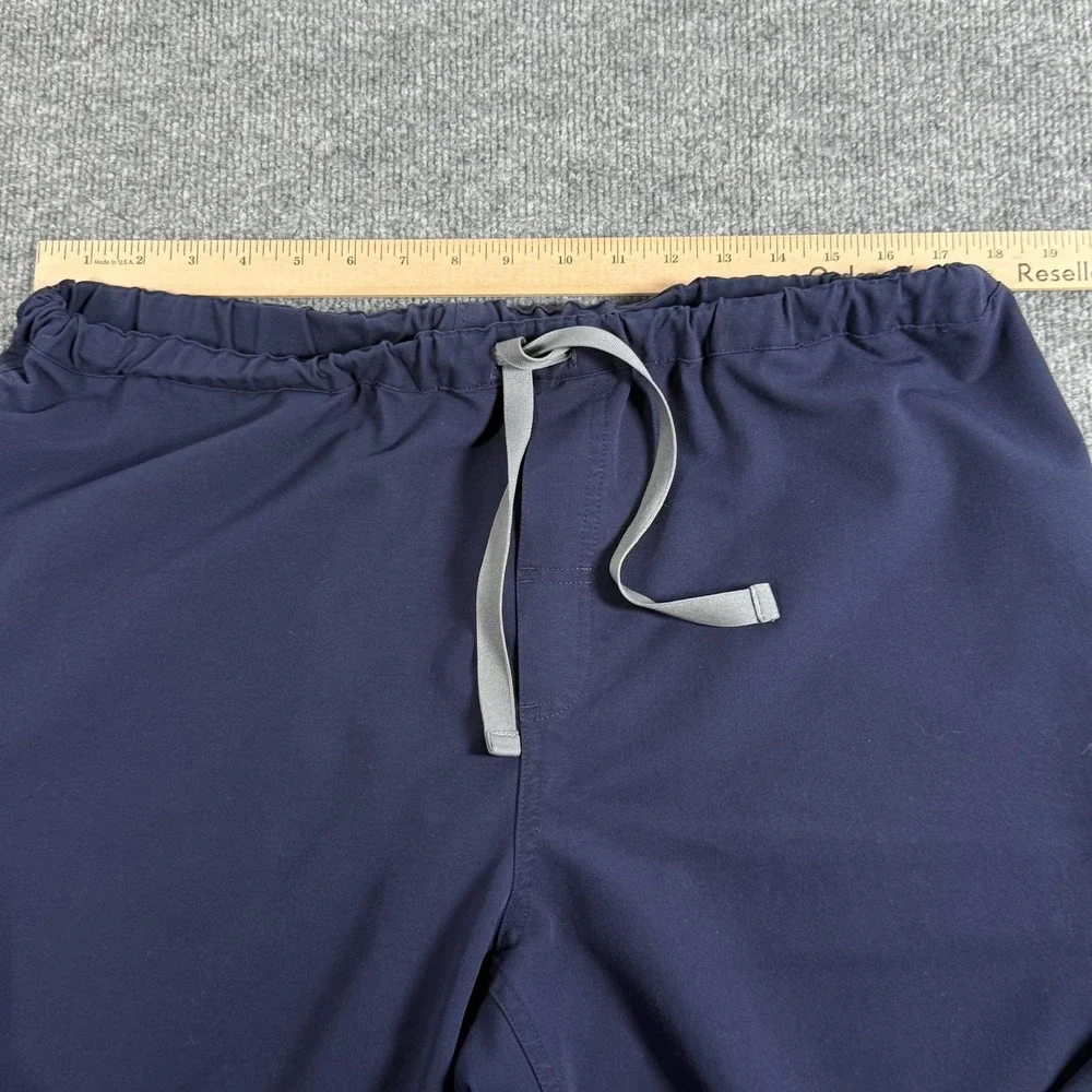 FIGS Technical Collection Pants Mens Navy XL Scrub Drawstring Medical Workwear